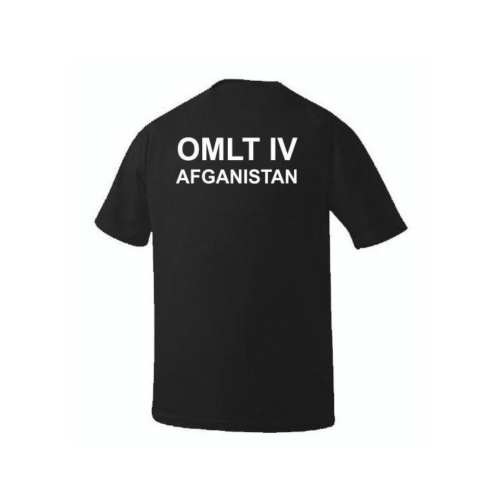CAMISETA  EJERCITO ESPAÑOL MISION AFGANISTAN ISAF OMLT IV