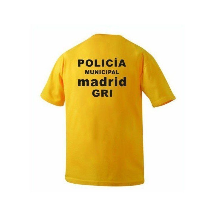 CAMISETA POLICÍA MUNICIPAL MADRID GRI
