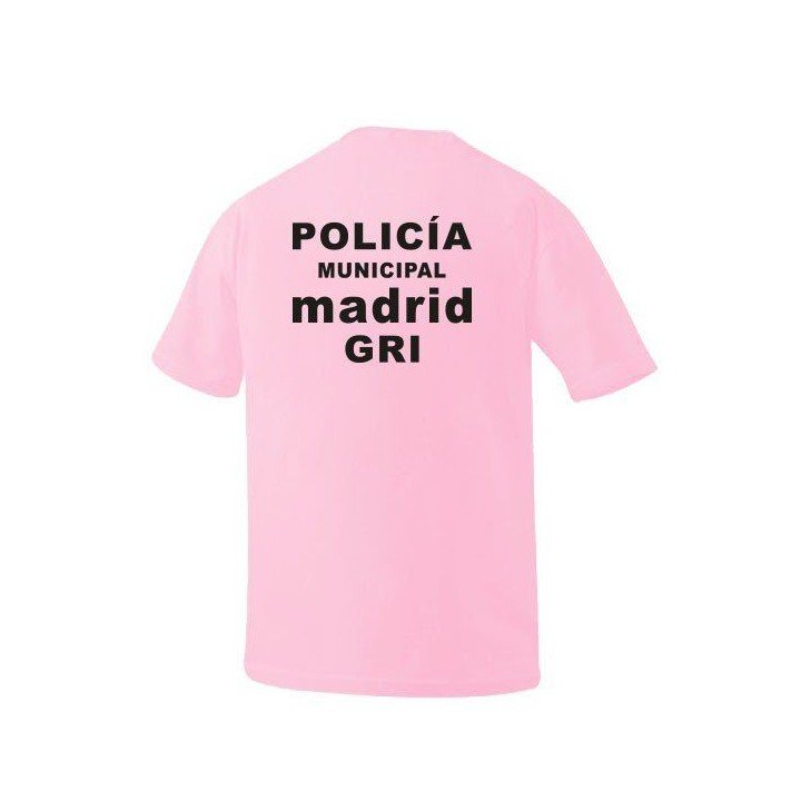 CAMISETA POLICÍA MUNICIPAL MADRID GRI