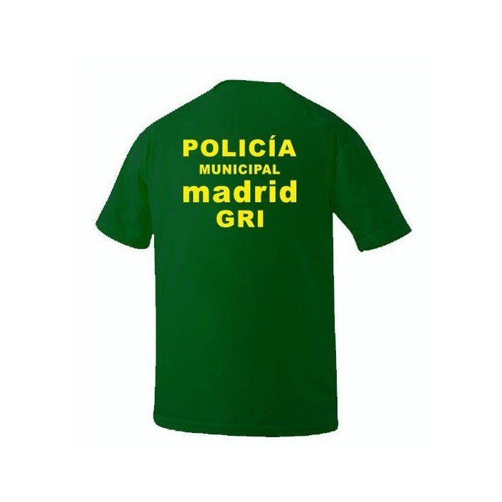 CAMISETA POLICÍA MUNICIPAL MADRID GRI