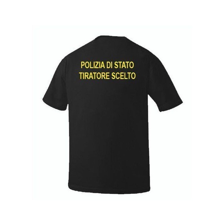 CAMISETA POLICÍA DE ESTADO FRANCOTIRADOR ITALIA