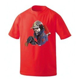 MADRID ZOMBIE FIREFIGHTER T-SHIRT