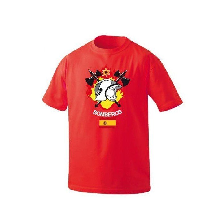 FLAG CUSTOM FIREFIGHTERS T-SHIRT