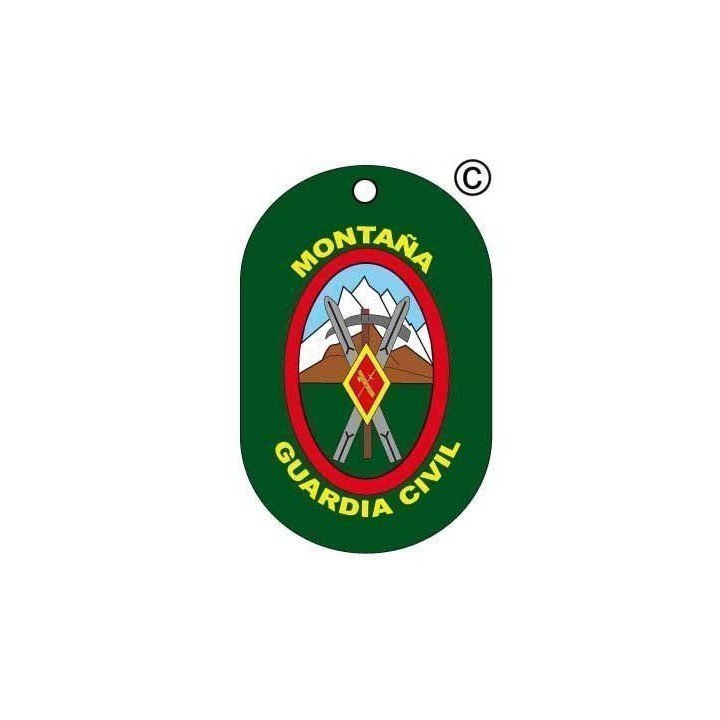 CHAPA IDENTIFICACIÓN GUARDIA CIVIL MONTAÑA