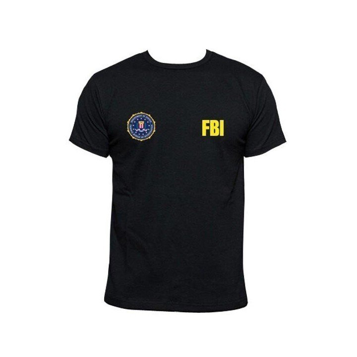 CAMISETA FBI NEGRA