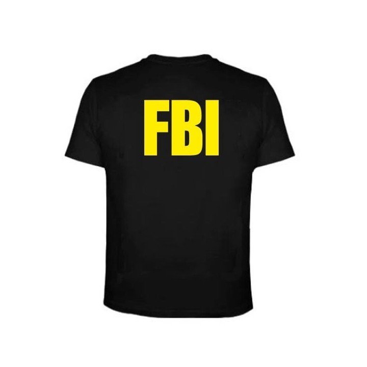 CAMISETA FBI NEGRA