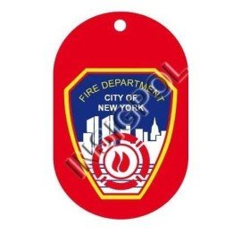 CHAPA IDENTIFICACIÓN BOMBEROS NUEVA YORK