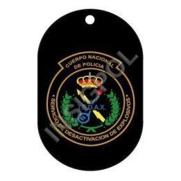 CHAPA IDENTIFICACIÓN CUERPO NACIONAL POLICÍA TEDAX ANTIGUO