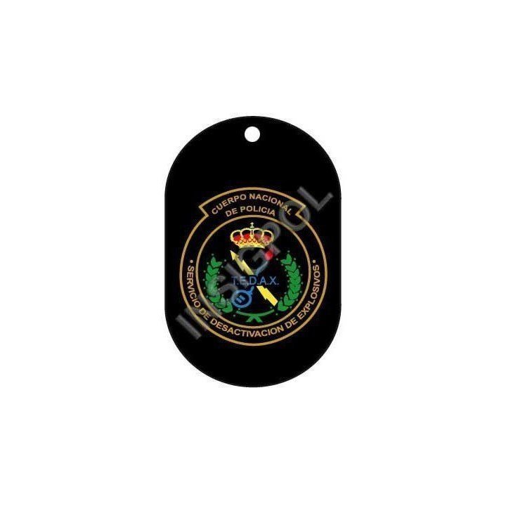 SPANISH NATIONAL POLICE TEDAX DISCONTINUED DOG TAG