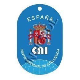 CHAPA IDENTIFICACIÓN CNI
