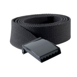 BLACK MILITARY BELT 3 CMS.