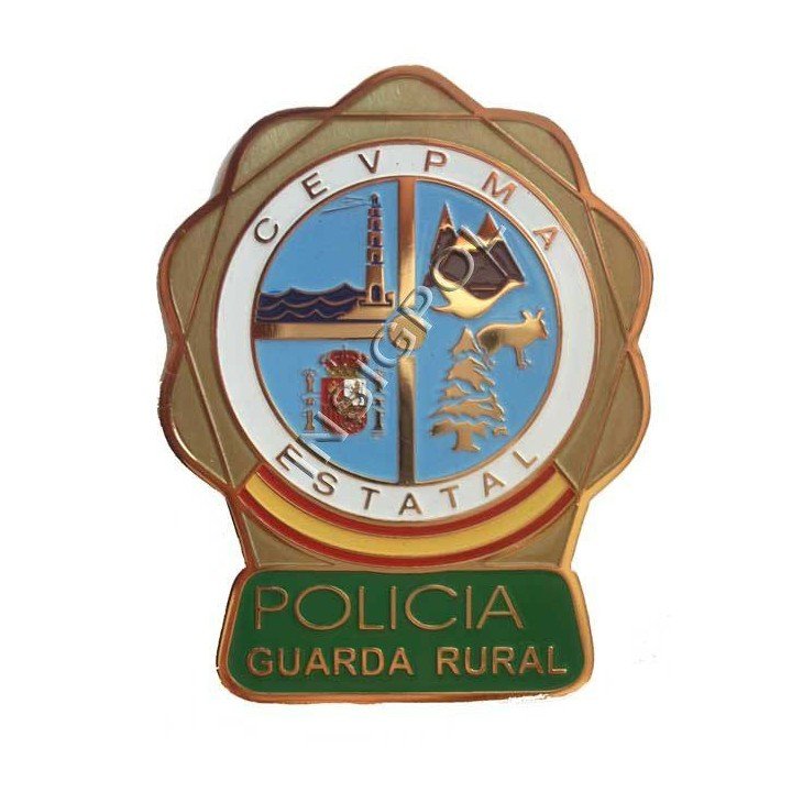 PLACA POLICÍA GUARDA RURAL