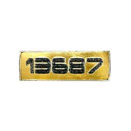 Customer police agent number chest patch