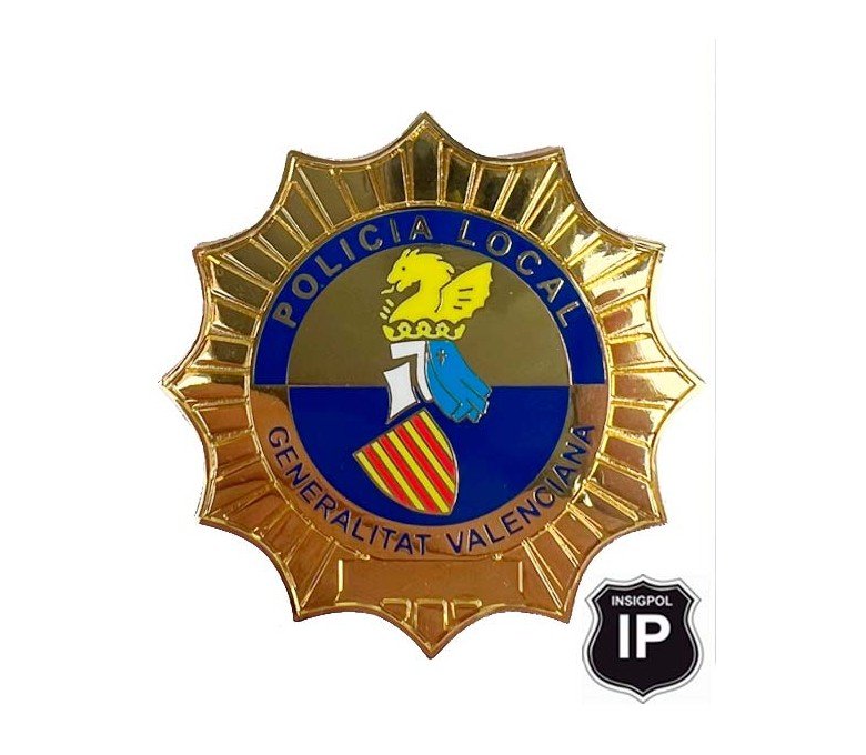 SPANISH VALENCIA POLICE BADGE