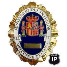 SPANISH PRIVATE DETECTIVE BADGE