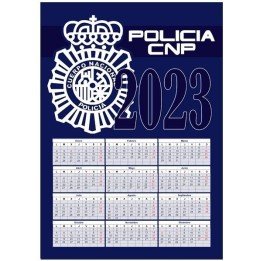 IMÁN CALENDARIO 2021 EMBLEMA CNP ABSTRACTO