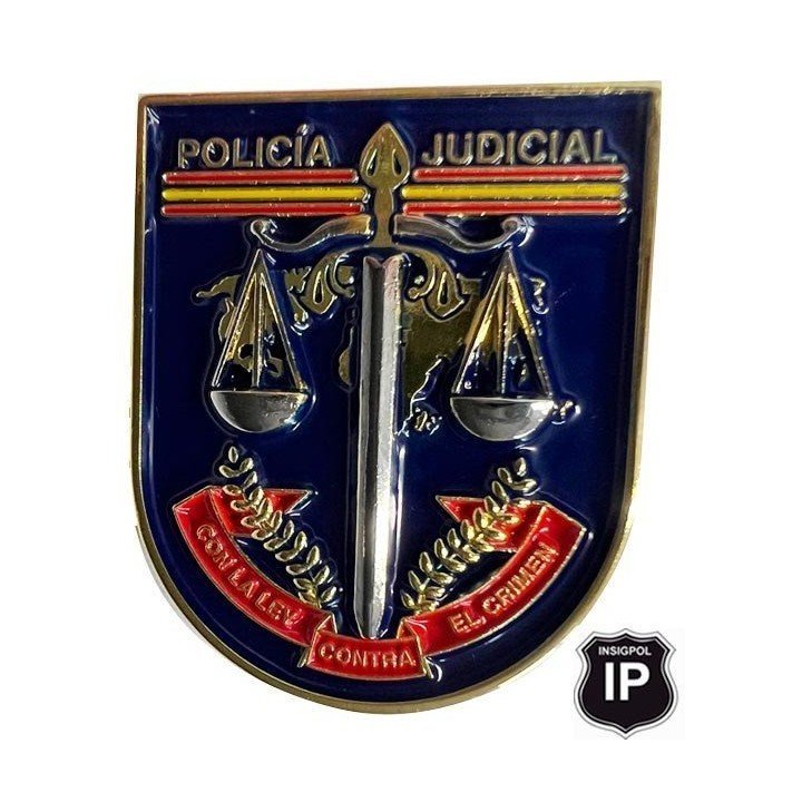 NATIONAL POLICE JUDICIAL POLICE  FUNCTION BADGE