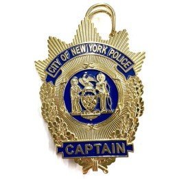 NEW YORK CAPTAIN POLICE BADGE