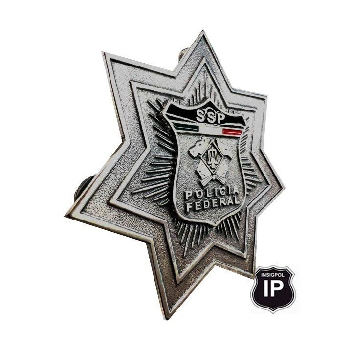 PLACA INSIGNIA POLICÍA FEDERAL MÉXICO