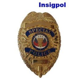 PLACA POLICÍA ESTADOS UNIDOS