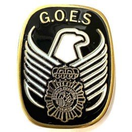 NATIONAL SPANISH POLICE GOES MINI BADGE