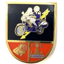 NATIONAL SPANISH POLICE  ALICANTE CITY UPR BADGE