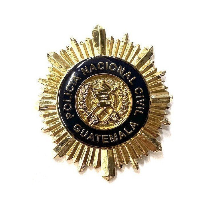 GUATEMALA-POLICE-BADGE