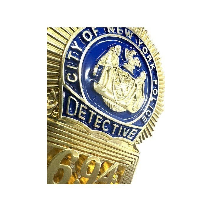 PLACA DETECTIVE POLICÍA NUEVA YORK