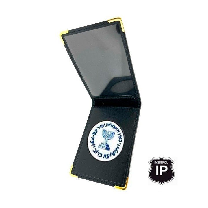 INSIGNIA-ALUMINIO-MOSSAD-CARTERA-PORTAPLACA