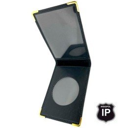 CARTERA PORTA INSIGNIA EMBLEMA VERTICAL HUECO 5 CM