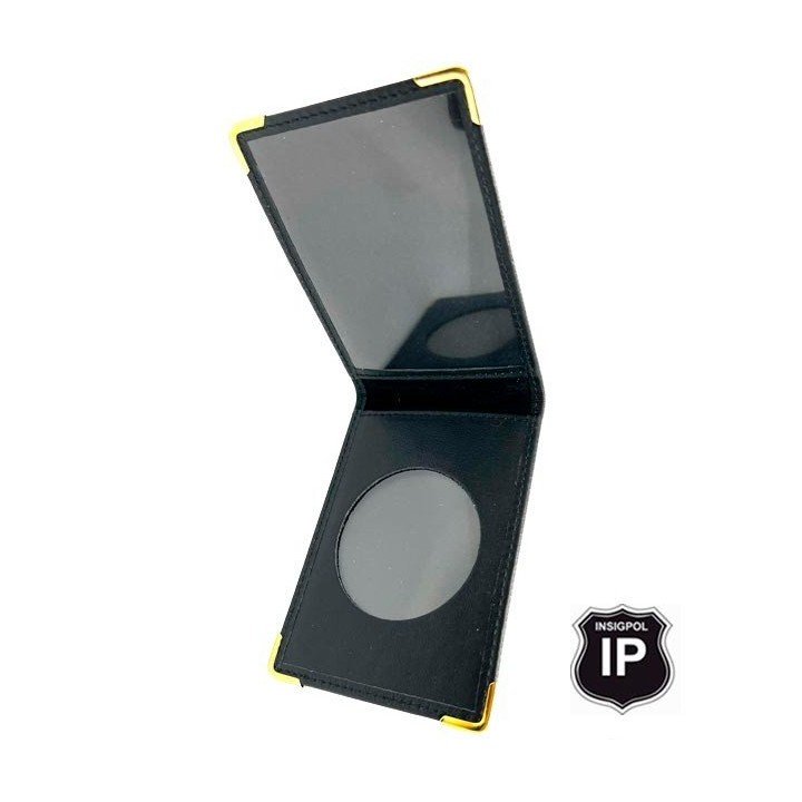 LEATHER CASE FOR 5 CM DIAMETER EMBLEM