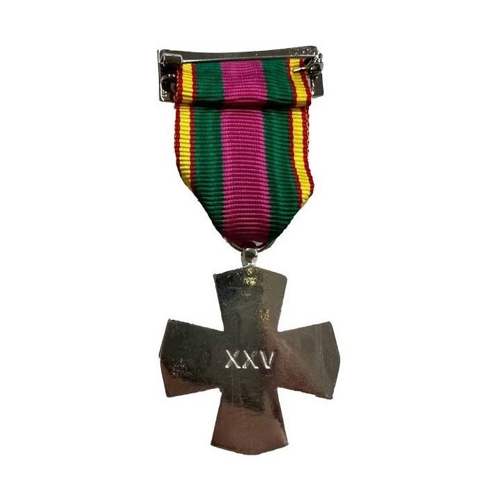 NATIONAL SPANISH POLICE CROSS XXV YEARS MEDAL