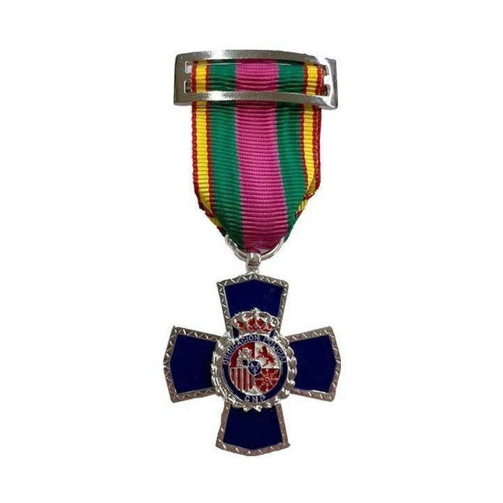 NATIONAL SPANISH POLICE CROSS XXV YEARS MEDAL