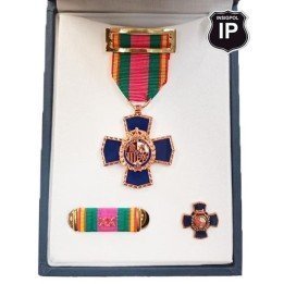 20 YEAR CNP POLICE DEDICATION SET MEDAL