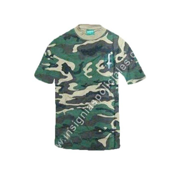 SPANISH CAMOUFLAGE GREEN BERET T-SHIRT