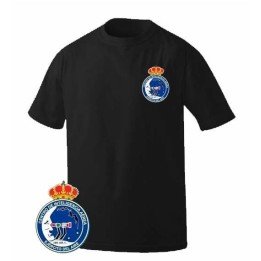 CAMISETA-CENTRO-DE-INTELIGENCIA-AÉREA-ESPAÑA-NEGRA