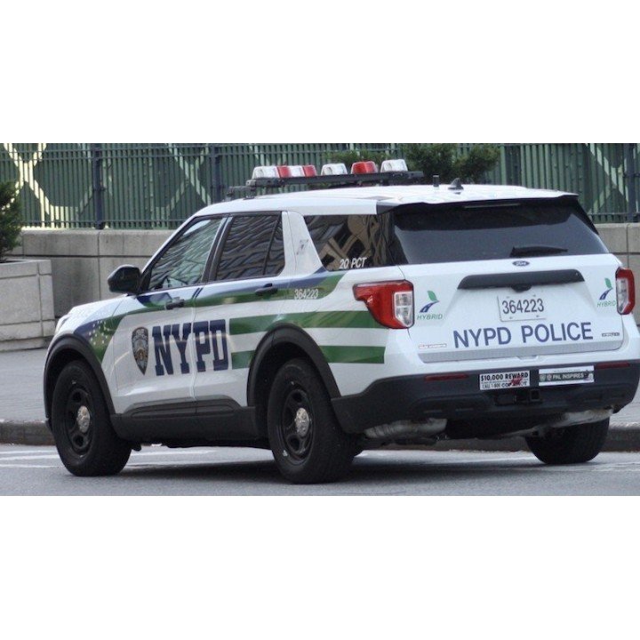 POLICE ATHLETIC LEAGUE NYPD CAR STICKER