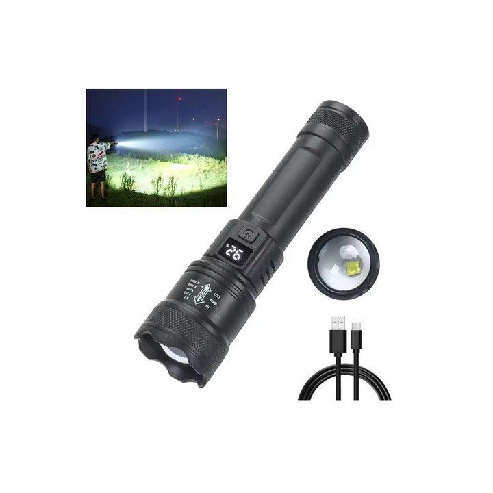 RECHARGEABLE CREE LED FLASHLIGHT-7