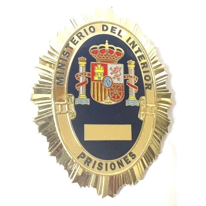 placa-funcionario-prisiones-española