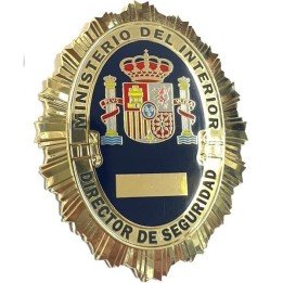 PLACA DIRECTOR  SEGURIDAD PRIVADA ESPAÑA