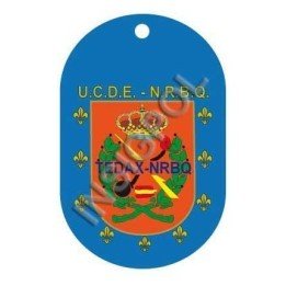 SPANISH NATIONAL POLICE TEDAX NEW EMBLEM DOG TAG