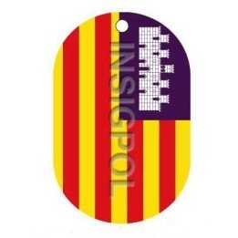 BALEARIC ISLANDS FLAG DOG TAG