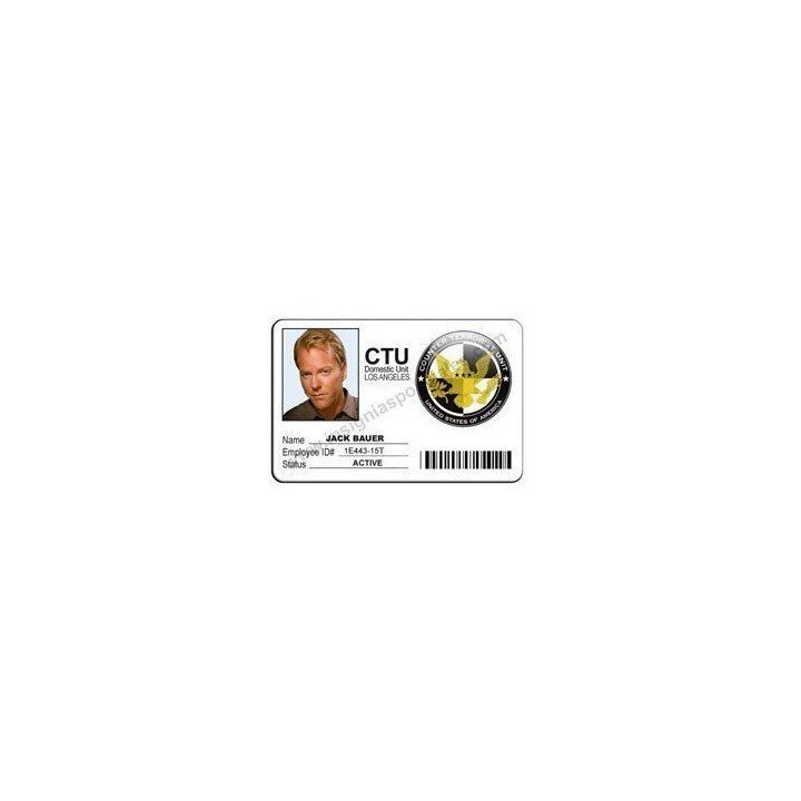 CREDENCIAL CTU 24 AGENTE JACK BAUER