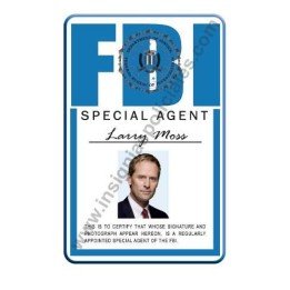 FBI 24 LARRY MOSS COLLECTIBLE ID CARD
