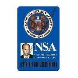 THE FORGOTTEN  NSA EDWARDS MILLES COLLECTIBLE ID CARD