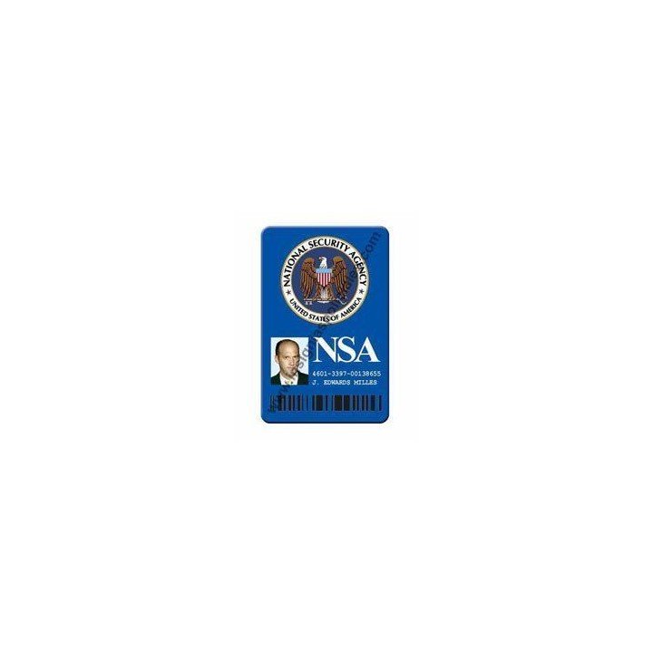 THE FORGOTTEN  NSA EDWARDS MILLES COLLECTIBLE ID CARD