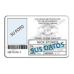 CSI LAS VEGAS CUSTOM ID CARD