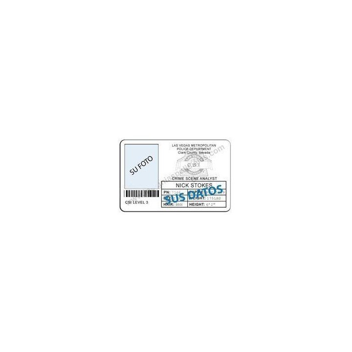 CREDENCIAL CSI LAS VEGAS