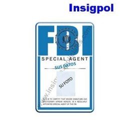 V FBI CUSTOM ID CARD