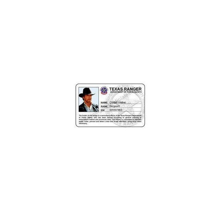 CREDENCIAL RANGER TEXAS WALKER